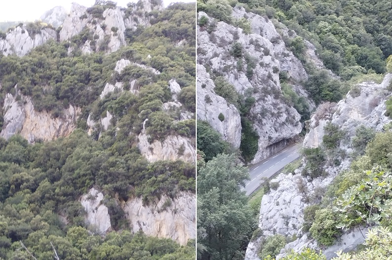 St Martin Lys, détail des gorges