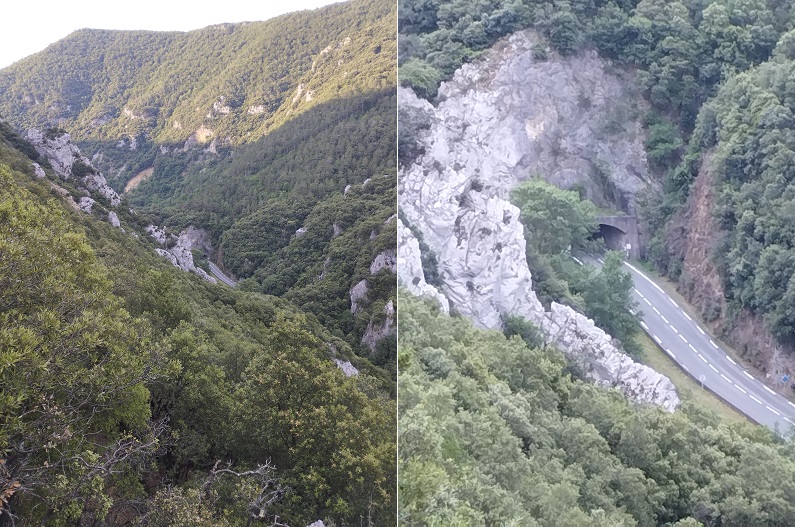 St Martin Lys, Vue vers le tunnel routier de St Martin -1