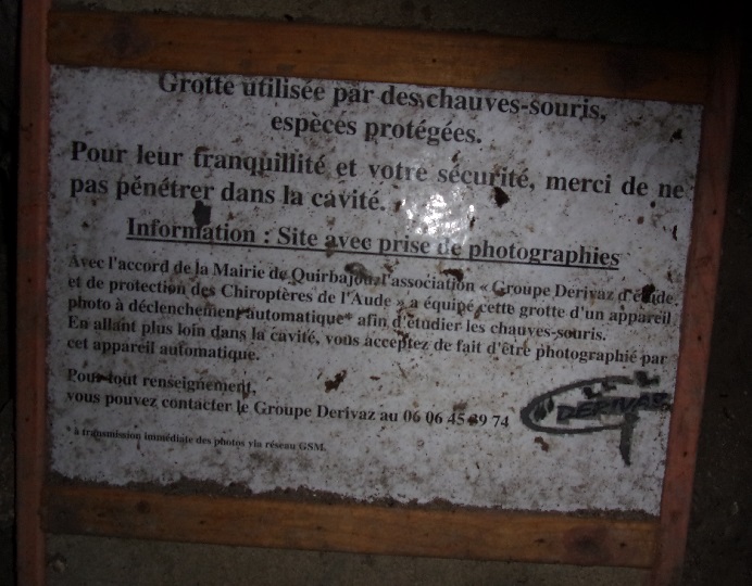 St Martin Lys, Pierre-Lys, gourg bouillidou, panneau  d'information