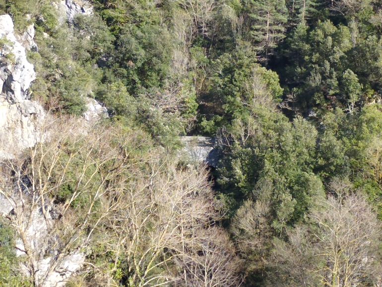 St Martin Lys, le pont de l'ane - depuis l'autre rive de l'Aude - vérif 3 (depuis l'ancienne route D17 - gros plan)