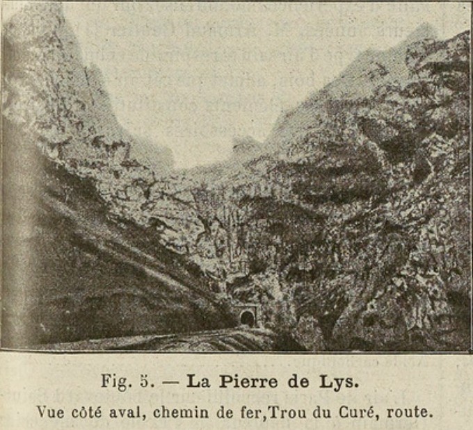 Aval de la Pierre-Lys