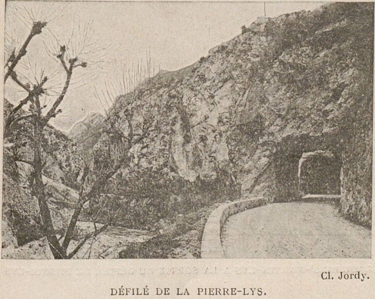 Sortie des gorges du coté de Saint Martin Lys