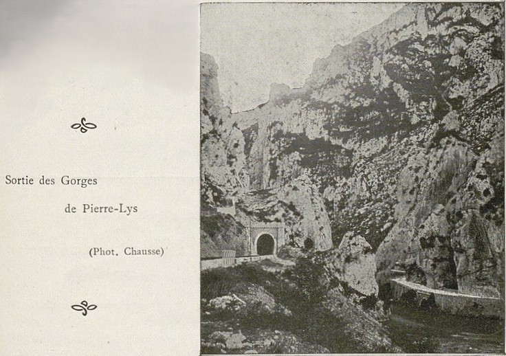 Gorges de la Pierre-Lys - entrée