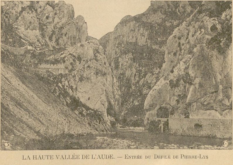 Entrée du défilé de la Pierre-Lys 