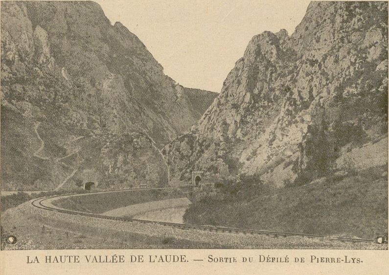 Sortie du défilé de la Pierre-Lys 