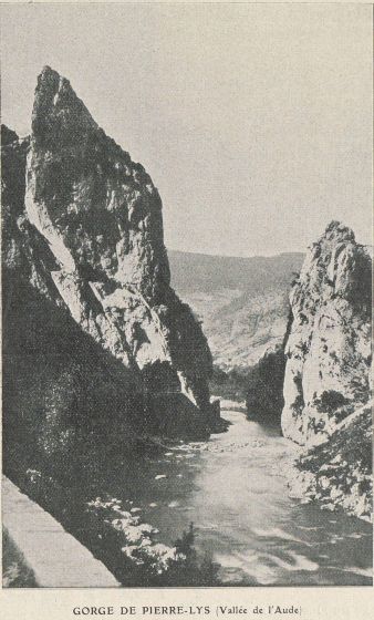 GORGE DE PIERRE-LYS. —- vallée de l'Aude