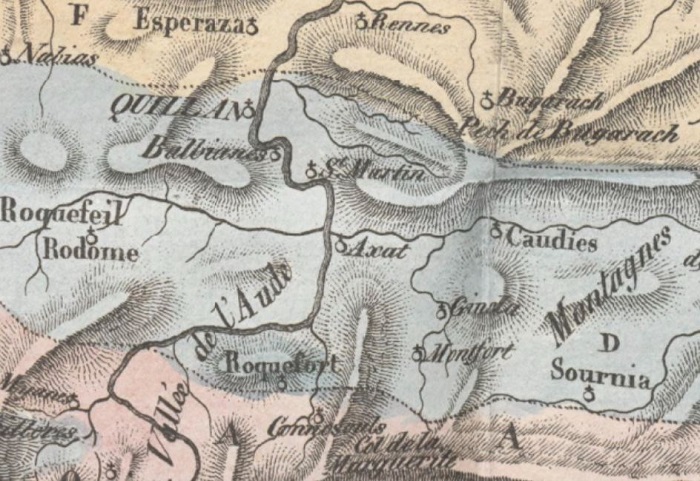 St Martin Lys, Carte géognostique de 1823