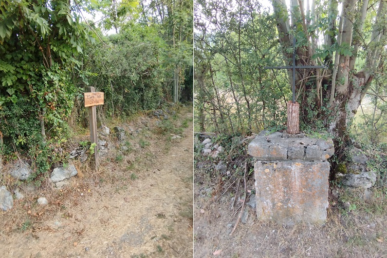 Quirbajou, les marques du début de chemin