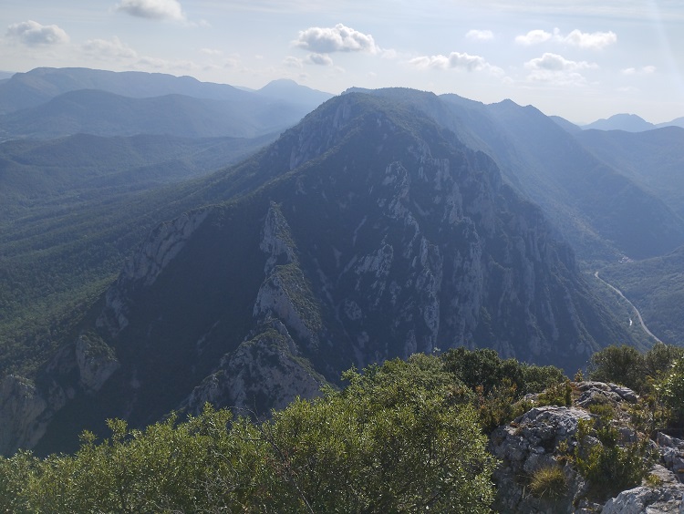 Quirbajou, vue du belvédère du relais télé - 26