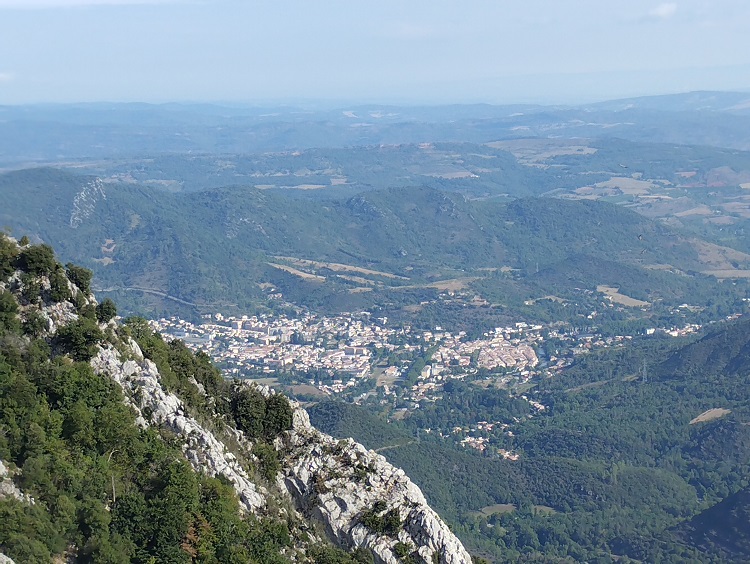 Quirbajou, vue du belvédère du relais télé - 30