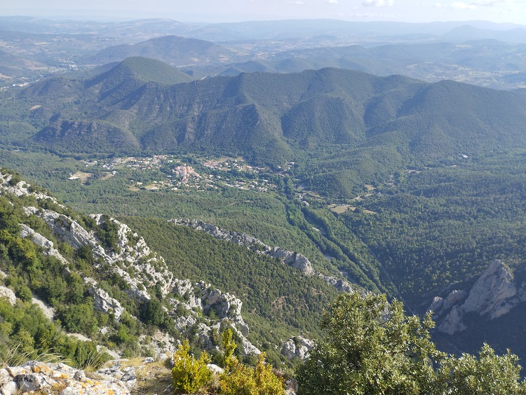 Quirbajou, vue du belvédère du relais télé - 32