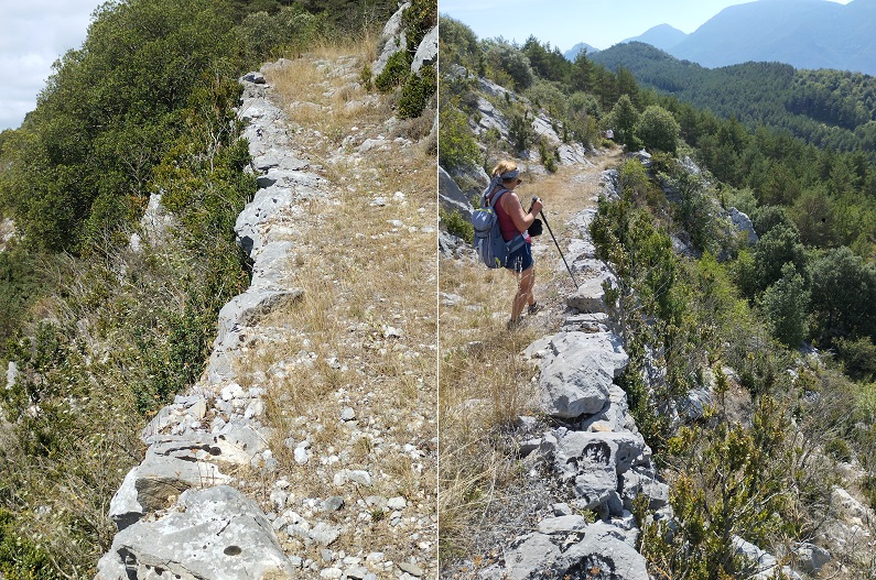 St Martin Lys, point de vue du chemin de Quirbajou, vue des gorges