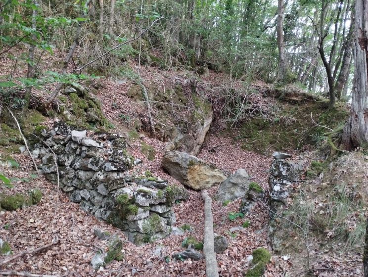 chemin de la pêcherie - autre bergerie de la première parcelle du plateau de Quirbajou