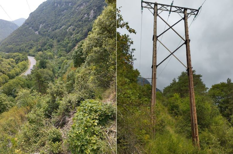 chemin de la pêcherie - La tranchée de la ligne électrique - 1