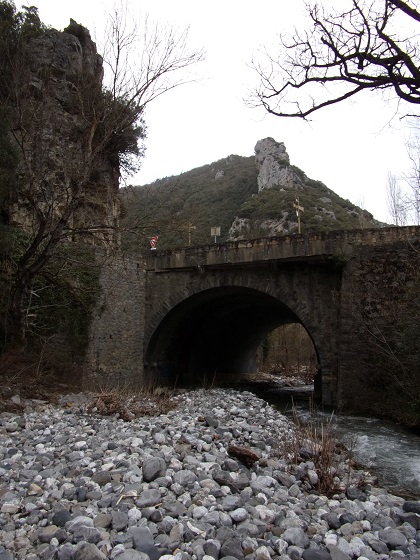 St Martin Lys, le pont de la D117 sur le Rébenty