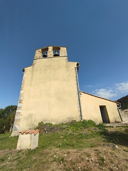 Galinagues, façade de l'église 1