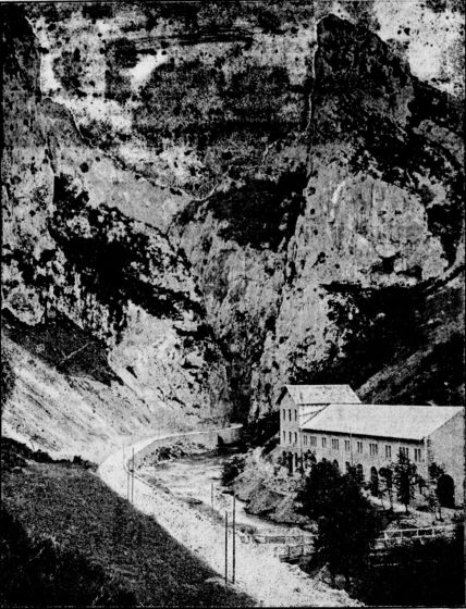 Bulletin du Syndicat d'initiative de Carcassonne et de l'Aude usine de Saint-Georges - position -  Ces clichés m’ont été gracieusement prêtés par M. Ch. Evrot, sous-ingénieur des Ponts et Chaussées et par l'Administration de la Science au XX' siècle.