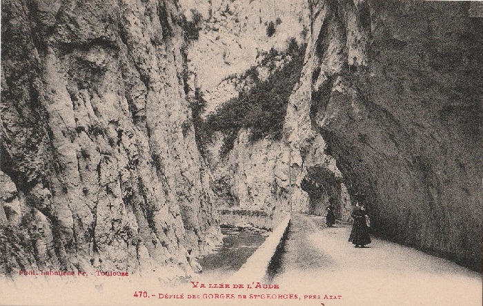 St martin lys - gorges de St georges - cpa 10
