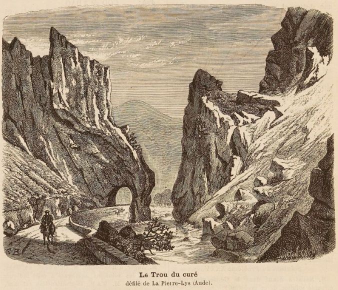 gravure du trou du Curé coté St martin