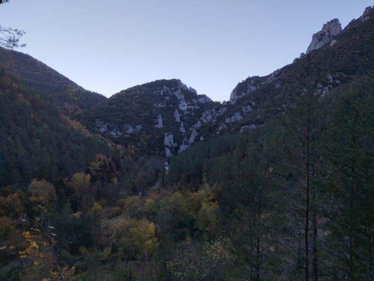 Gorges de St Gorges, entrée des gorges de Saint Georges