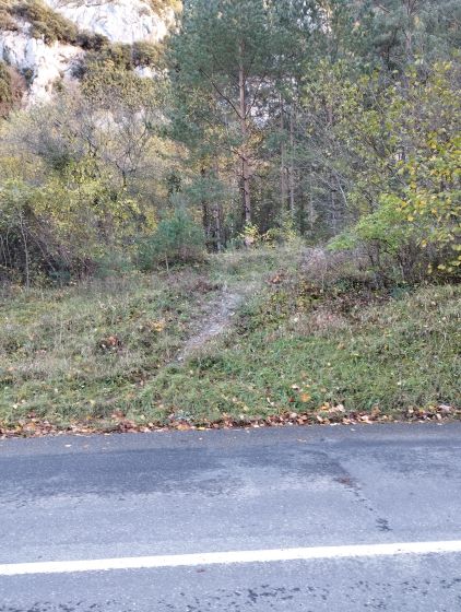 Gorges de St Gorges, sentier de départ de la rando