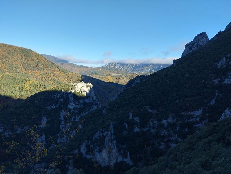 Gorges de St Gorges, Paysages aperçus en remontant la voie 2