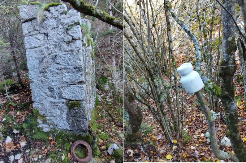 Ponts multiples à l'entrée haute du tunnel de 117 mètres 5