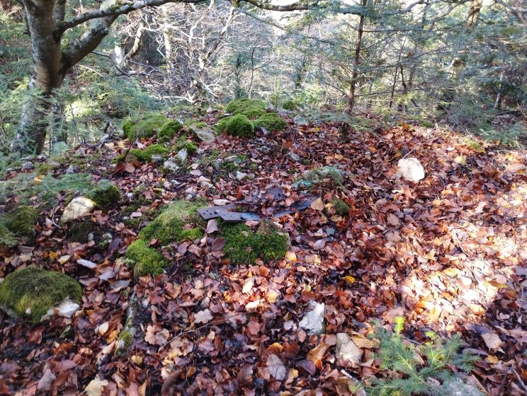 Petit plateforme pour la machinerie du funiculaire