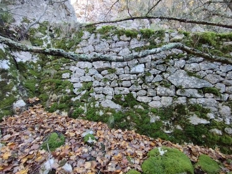 Mur de soutien de la voie