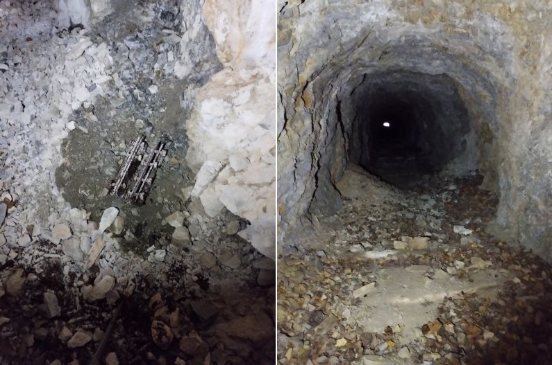 Le grand tunnel de 117 mètres de long 2