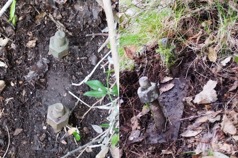 vis de fixation sur la Culée haute