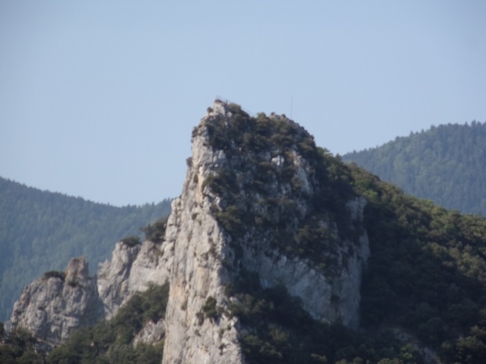 Gorges de St Gorges, le piton objet de la randonnée