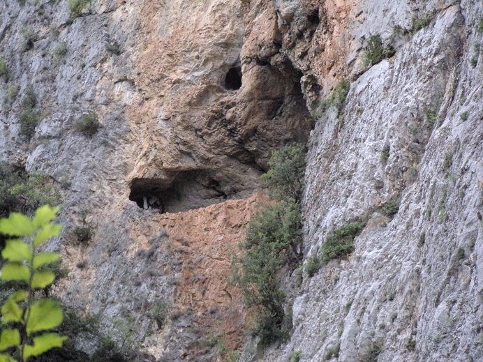 La grotte de Félix Armand en gros plan