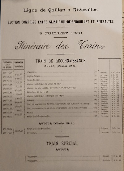 horaire des trains 1901