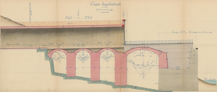 plan de la tête de pont du Bourrec 3