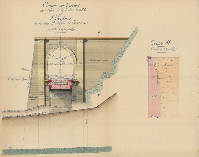 plan de la tête de pont du Bourrec 5